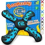 Refresh Sports Outside Toys Boomerang - Best Toy Gifts for 6+ Year Old Boys & Girls - Soft Kid Toys for Boys & Girls to Play Indoors or Outdo