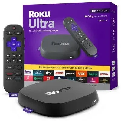 Roku Ultra 2024 - Ultimate Streaming Player - 4K Streaming Device for TV with...