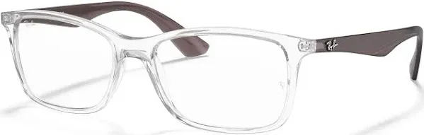 Ray Ban RX7047 Eyeglasses - 5451 Matte Transparent Brown