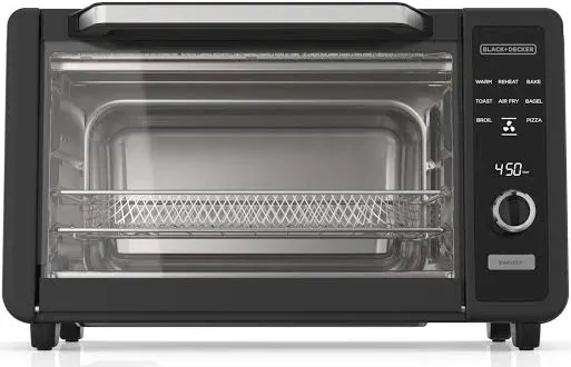 BLACK+DECKER Crisp 'N Bake 6-Slice Digital Air Fry Toaster Oven