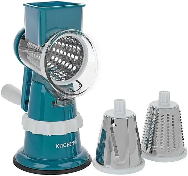 Kitchen HQ Speed Grater &amp; Slicer with Suction Base and Drum Holder 867-331 - New