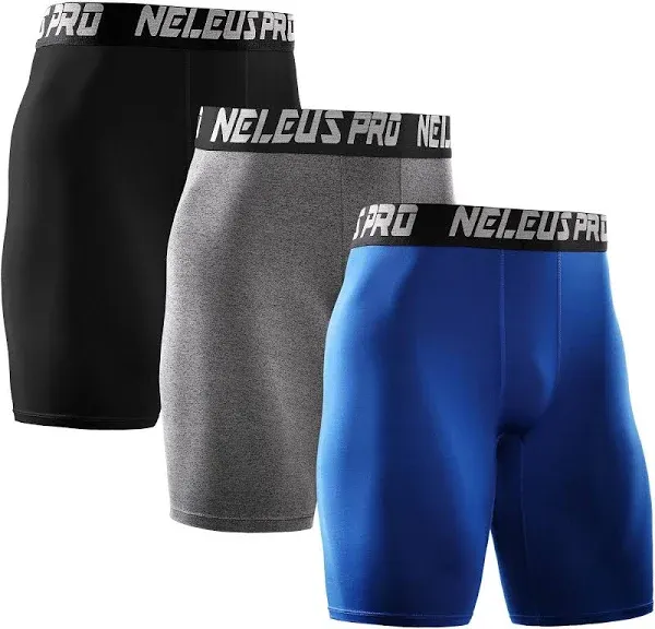 NELEUS Men's Compression Shorts