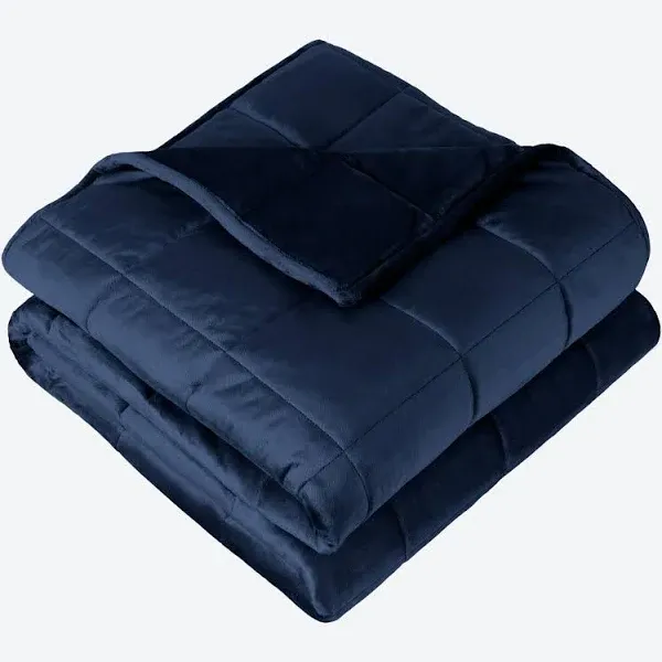 Minky Fleece Weighted Blanket Bare Home