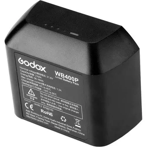 US Godox WB400P Battery Replacement 2600mAh Li-ion Battery For AD400Pro Flash