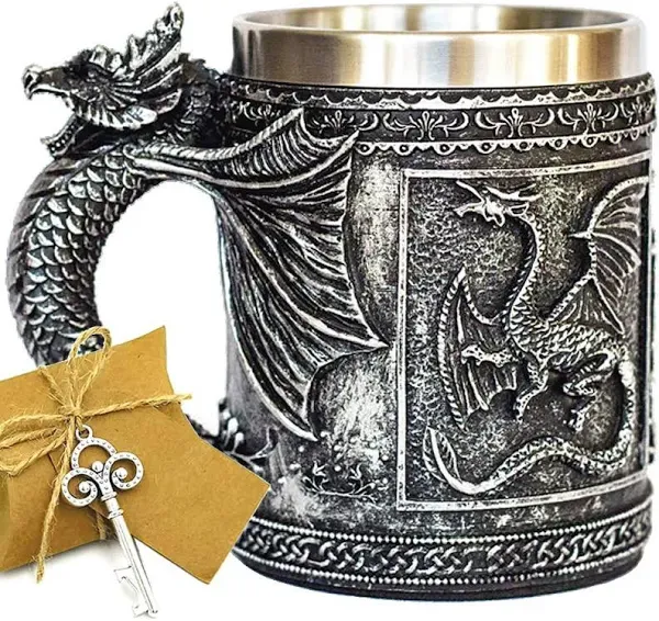 Medieval GOT Dragon D and D Game Mug of Thrones Merchandise Beer Steins Viking