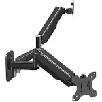 Mount Pro Dual Articulating Gas Spring Monitor Arm, Premium Monitor Mount for 13-32" Screens