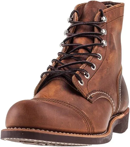 Red Wing Mens Iron Ranger Full Grain Leather Black Boots