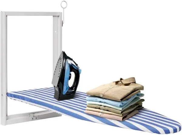 Ivation Ironing Board, Wall Mount Iron Board Holder, and Iron Board Cover