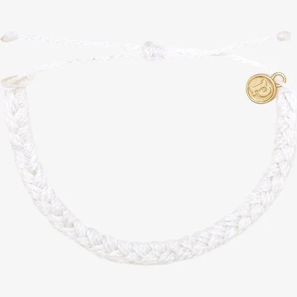 Pura Vida Braided Bracelet - White