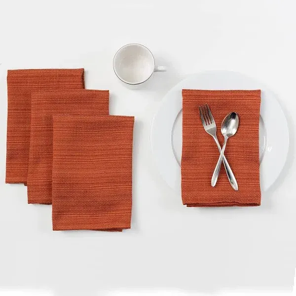 Textured Fabric Cloth Napkin for Fall Harvest and Thanksgiving Tablecloths 18...