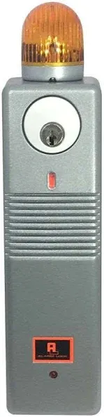 Alarm Lock Exit Door Alarm,95dB,Metallic Silver PG21MSS