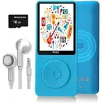 MP3 Player, Music Player with 16GB Micro SD Card, Build-in Speaker/Photo/<wbr/>Vide...