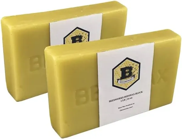 Premium Yellow Beeswax Bars - 100% Pure Cosmetic Grade for Skincare DIY