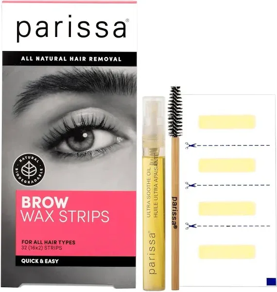 Parissa - Wax Strips Qk/easy Brow - 1 Each 1-32 Ct