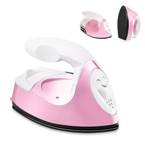 Mini Craft Heat Press Small Iron with Charging Base for Kids