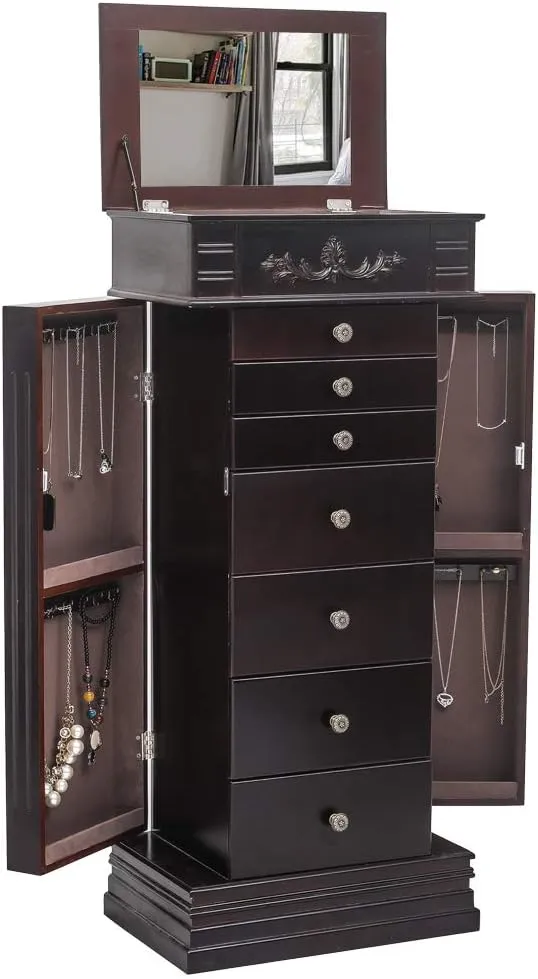 Freestanding Jewelry Armoire