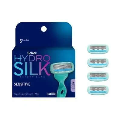 Schick Hydro Silk Razor Blade Refills (4 ct)