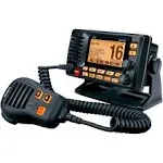 Uniden - UM725 Fixed Mount Marine VHF Radio w/GPS - Black