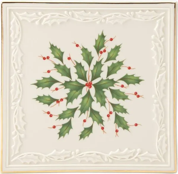 Lenox Holiday Carved Trivet