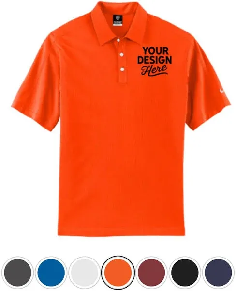 •- Bundle of 3 Nike Golf Orange Short Sleeve Athletic Polo i15