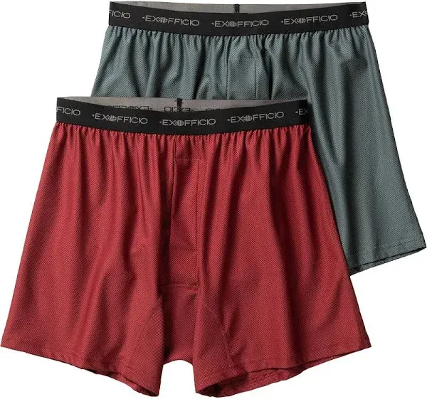 ExOfficio Men&#039;s Give-n-go Boxer Shorts 2 Pack