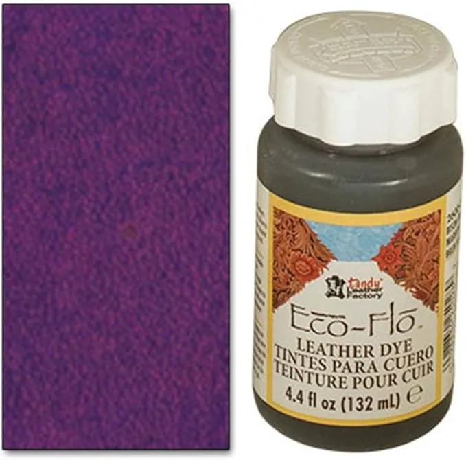 Tandy Leather Eco-Flo Leather Dye 4.4 fl. oz. (132 ml) Deep Violet 2600-15