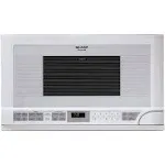 Sharp - 1.5 Cu. ft. Over-the-Counter Microwave - White