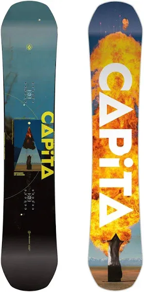 Capita Defenders Of Awesome Wide Men&#039;s All-Mountain Snowboard, 157cm MY25