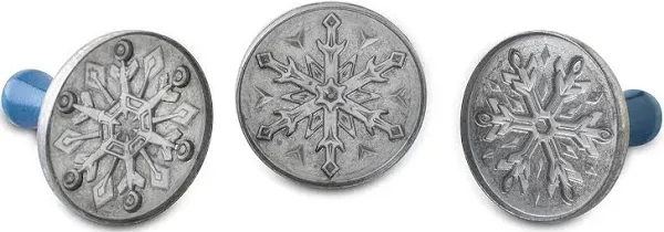 Nordic Ware Cookie Stamps | Snowflake, Grey