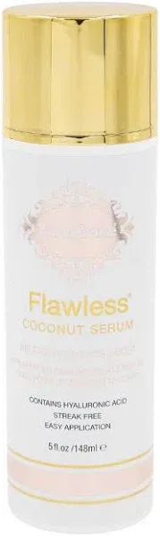 Fake Bake Flawless Coconut Sunless Tanning Serum with Hyaluronic Acid Lightweight Illuminating Face & Body Gradual Self Tanner - Hydrating & Rejuvenating Skin Care for Women & Men - 5 oz