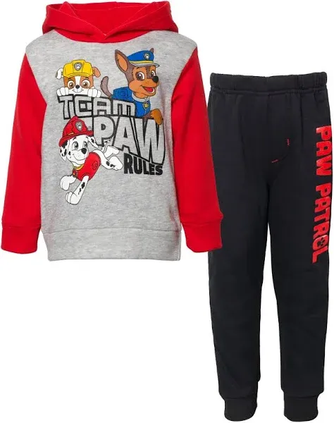 Paw Patrol Marshall Chase Rubble Fleece Hoodie & Pants Set