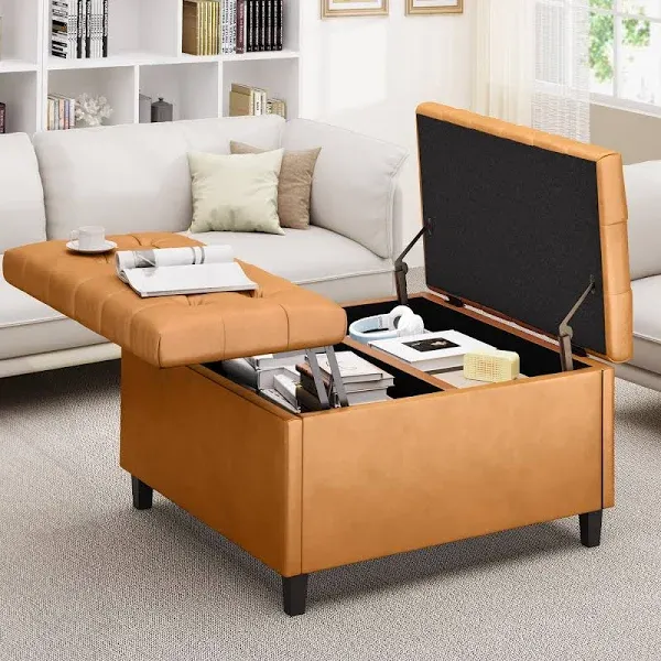 YITAHOME Lift Top Square Ottoman Coffee Table