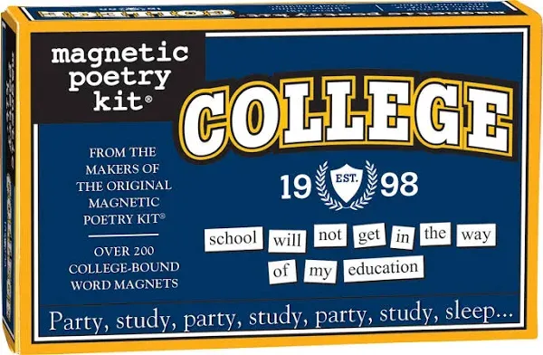 College Magnetic Poetry Kit