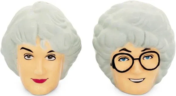 Silver Buffalo The Golden Girls Sophia and Dorothy Ceramic Salt and Pepper Shakers (Set of 2)