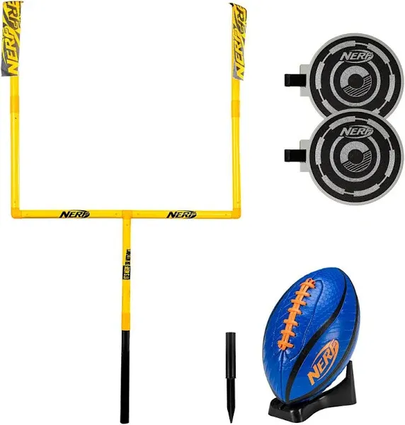 Nerf Punt and Pass Football Goal Post Set