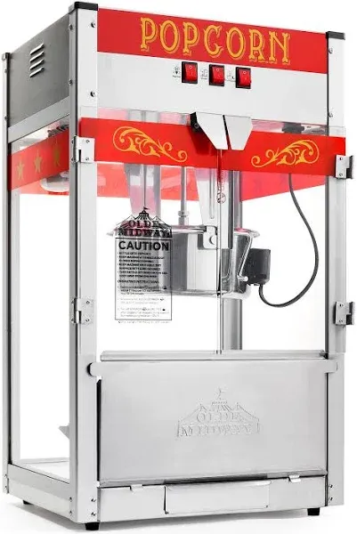 Olde Midway Commercial Popcorn Machine Maker Popper