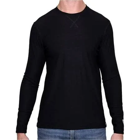 MERIWOOL Mens 100% Merino Wool Base Layer Lightweight Long Sleeve Thermal Shirt