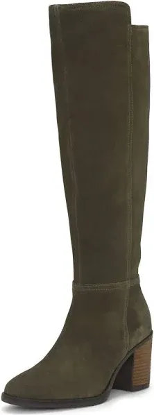 Lucky Brand Women's Bonnay Knee-High Wide Calf Dress Boots