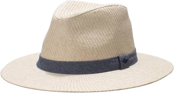 Dockers Men's Straw Fedora and Panama Hat