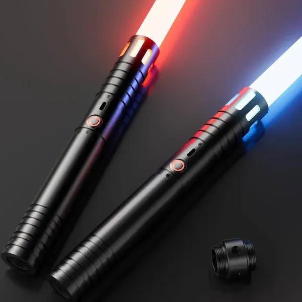 Lightsaber,Due<wbr/>ling Double Light Saber,Metal Hilt Force Fx Rechargeable 2pack ...