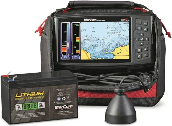 MarCum MX-7GPS Lithium Equipped GPS/Sonar System