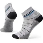 Smartwool Hike Light Cushion Pattern Ankle Socks - Large / Light Gray