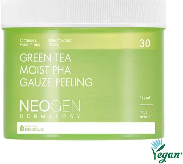 NEOGEN Dermalogy Green Tea Moist PHA Gauze Peeling