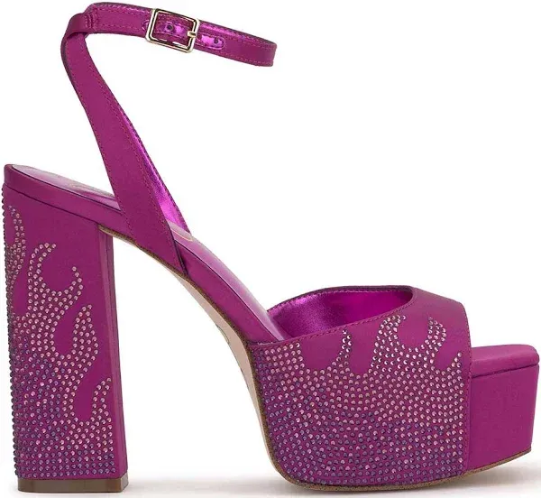 Lirio Platform Sandal in Mulberry