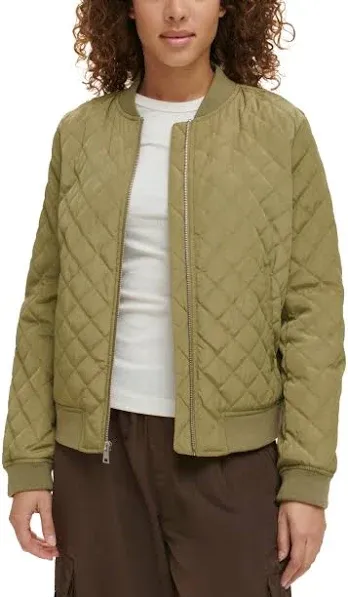 Levi's Women's Diamond Quilted Bomber Jacket