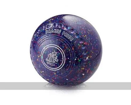 Drakes Pride Professional Bowls - Purple / Harlequin, Gripped, Size 2, Heavy