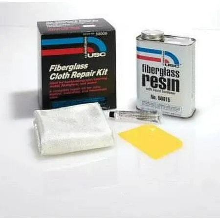 USC Premium Fiberglass Cloth & Resin Repair Kit