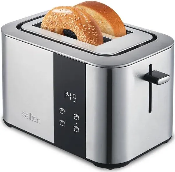 Stainless Steel Digital Countdown Toaster