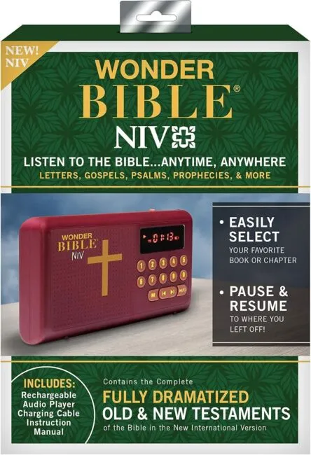 NIV- The Audio Bible Player That You Can Listen to, New International Version...