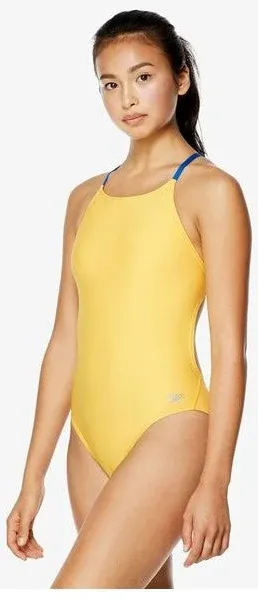 Speedo “Solid Tie Back One Piece”